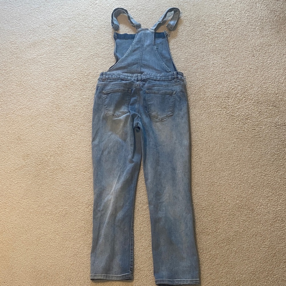 Denim Overalls with Pockets - Picture 11 of 11